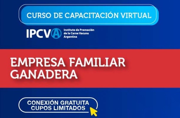 “Empresa Familiar Ganadera”, curso de capacitación virtual del IPCVA