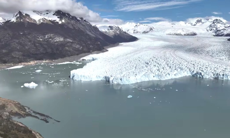 Retroceso histórico: el Perito Moreno perdió casi un kilómetro de frente en apenas 100 días